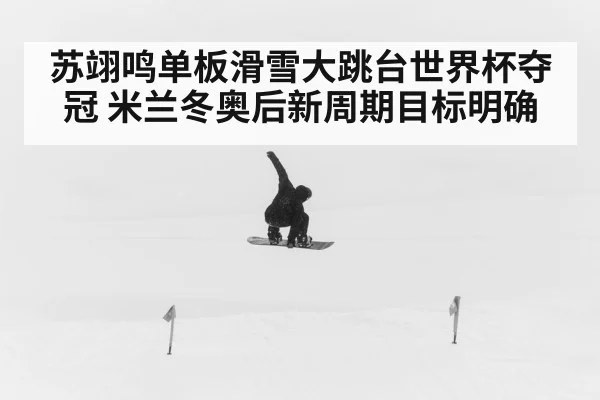 苏翊鸣单板滑雪大跳台世界杯夺冠 米兰冬奥后新周期目标明确